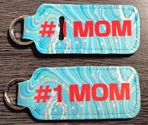 #1 Mom Key Ring