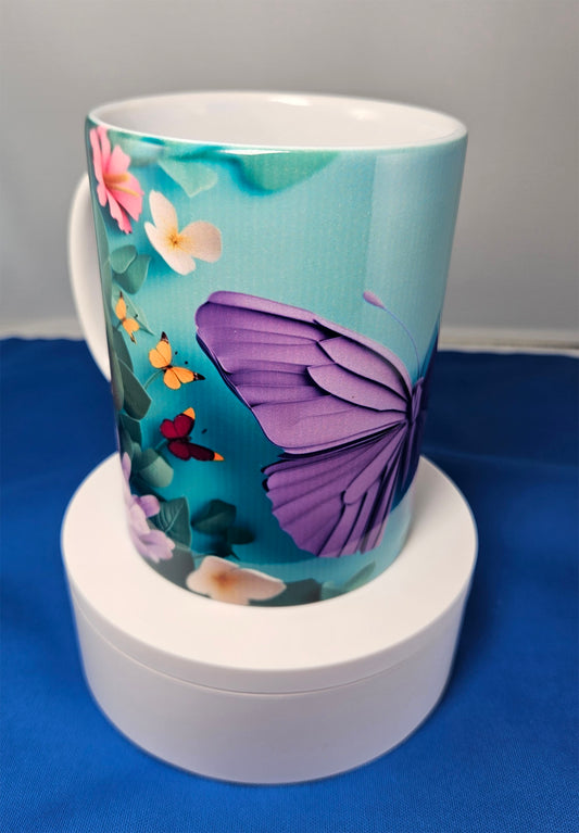 Butterfly Coffee Cup